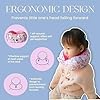SKYTRAX® Certified Kids Safe Memory Foam Travel Neck Pillows for Kids and Toddlers, Cute Cartoon Design, Car Seat & Airplane Head Neck Support, Adjustable Snap Buttons, Washable Soft Cover (Unicorn) #4
