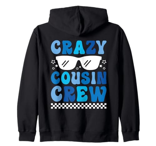 Crazy Cousin Club Rétro Assorti Famille Cousins Crew Garçon Sweat à Capuche