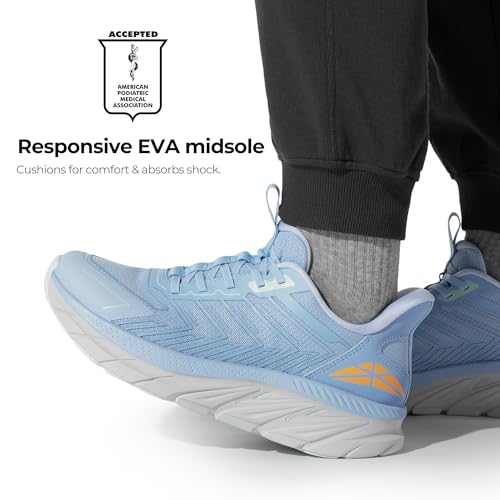 Image of ALLSWIFIT Mens Slip On Walking Shoes Running Sneakers | Comfortable, Tennis, Breathable, Non Slip, Cushion, Lightweight, Athletic, Gym, Workout, Cross Training, Fashion