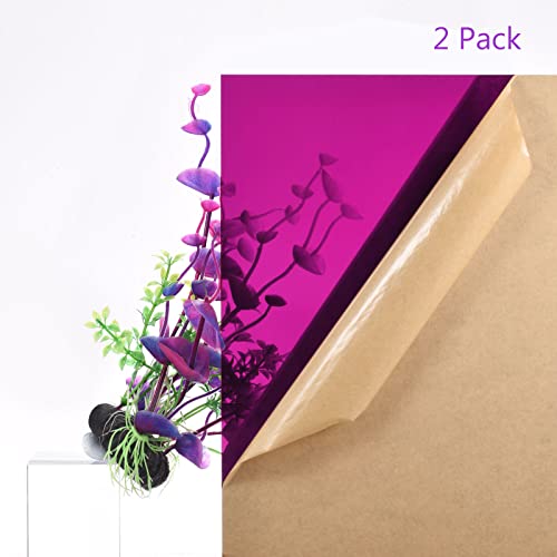 Image of DMiotech 2pcs 12 inch x 12 inch 3mm Thick Purple Clear Acrylic Sheet for Craft DIY Display Project Sign Blank
