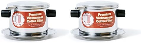 Set of 2 Vietnamese Coffee Filters, No Paper, Reusable. Easy Clean. 4 Ounce 2 Pack