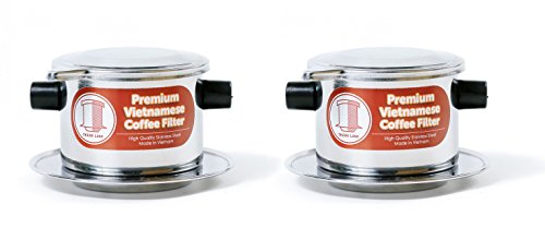 Set of 2 Vietnamese Coffee Filters, No Paper, Reusable. Easy Clean. 4 Ounce 2 Pack