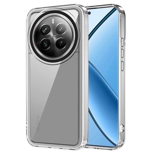 Image of amazon basics Back Case Cover for Realme 12 Pro Plus 5G (Polycarbonate, Thermoplastic Polyurethane Transparent)