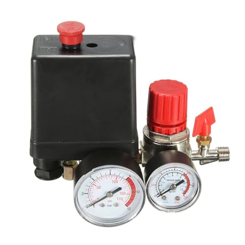 Pompe de compresseur d'air interrupteur robuste à jauge - 2