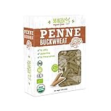 Big Green Organic Food- Organic Buckwheat Penne, 8.8oz, 100% buckwheat, Gluten-Free, Non-GMO, Vegan