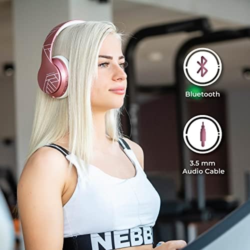 PowerLocus P6 Bluetooth Headphones Over Ear, Wireless Headphones, Super Bass Hi-Fi Stereo Sound, 20Hrs Battery Life,Soft Earmuffs, Headphones with Mic, Voice Assistant for iPhone,Android,Laptops,PC,TV