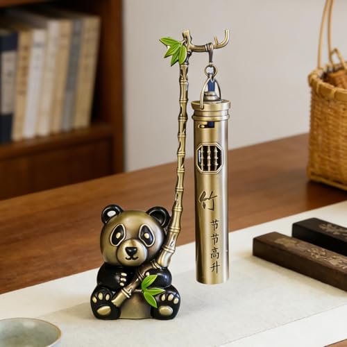 Porte-encens anti-cendres panda pour éliminer le stress au bureau - 6