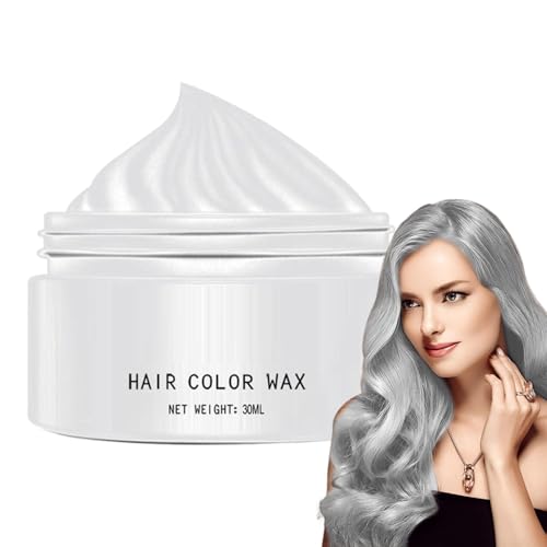 Tinte de cera en crema para peinado, cera temporal para el cabello, cera de color temporal para mujeres, adultos, todas las edades, amigos, esteticistas, peluqueros