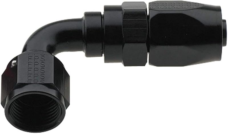 Conexão para mangueira Fragola Pro-Flow 90° preta tamanho (-6) 229006-BL – 1 unidade
