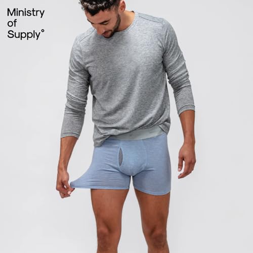 Ministry of Supply Men's Composite Merino Boxer Brief, 44% More Breathable. Soft & Comfortable than Cotton, Moisture Wicking4