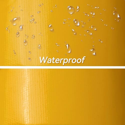 Image of Reniteco Yellow Duct Tape- 3 inches x 45 Yards, Waterproof & All-Weather, No Residue, UV Resistant, Heavy Duty for Car, Home & Outdoor Repairs, 1 Roll