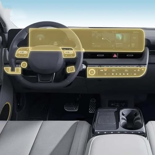 Film PPF Hyundai Ioniq 5 tpu transparent anti-rayures pour console centrale 2022-2024