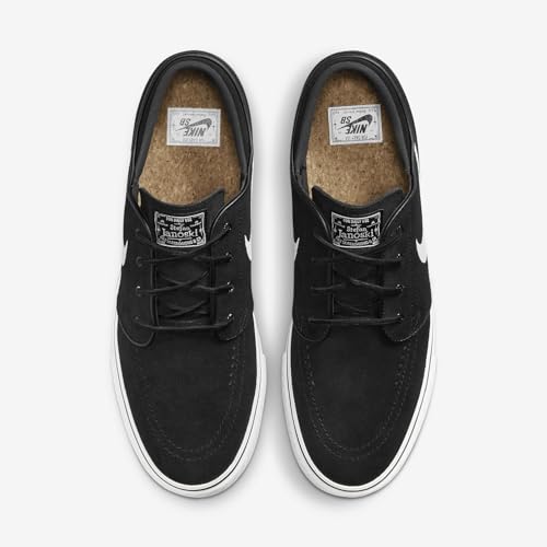 Nike SB Zoom Janoski OG+ Skate Shoes (FD6757-001, Black/Black/White/White) Size 5.54