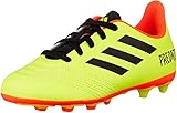 Schnürsenkel adidas Predator 18.4 FxG Fußballschuhe, Gelb (Amasol/Negbás/Rojsol 000), 38 EU