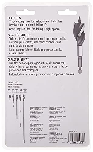 Irwin Tools IRWIN SPEEDBOR Drill Bit Set for Wood, 4-Inch, 6-Piece (1877239) 4 Irwin Tools IRWIN SPEEDBOR Drill Bit Set for Wood, 4-Inch, 6-Piece (1877239) - Image 4