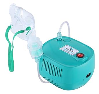 Medinain Portable Adult and Kids Light Weight Compressor Nebulizer Machine Kit (Aqua)