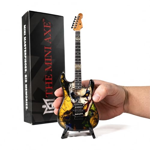 Guitare miniature en bois d'exception Joker II The Mini Axe™ 25,4 cm finition artisanale