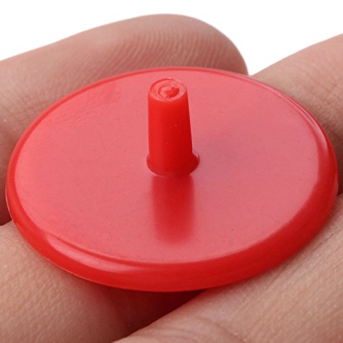 100-Pack 24Mm/0.94" Golf Position Marker, Style-A, Golf Ball Markers Plastic Flat Round Assorted Golf Baseball Markers Mark Accessories (Random Color) #TOP2