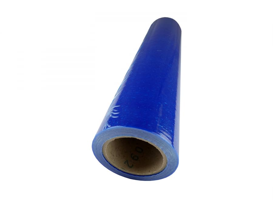Selbstklebende Schutzfolie/Glasschutzfolie 500mm - Karton blau (mit 4 Rollen)