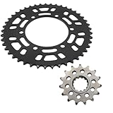 Trasmette la potenza del motore alla ruota posteriore, lavorando con la catena per regolare la velocità, alterando così l'accelerazione della moto e le prestazioni di velocità massima.