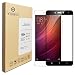 [2 Pack] Ytaland Tempered Glass for Xiaomi Redmi Note 4 5.5Inch, Full Covered Anti-Fingerprints Thin 9H Hardness Screen Protector for Xiaomi Redmi Note 4X Pro (Black)