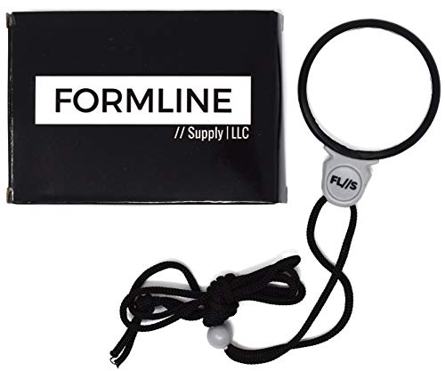 Formline 3X Pendant Magnifier with Adjustable Necklace Strap and 6X Spot Lens