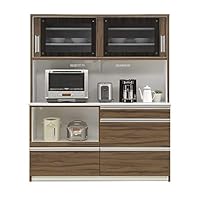 Amazon｜【開梱設置付き】日本製 モダン 幅160cm オープンダイニング 