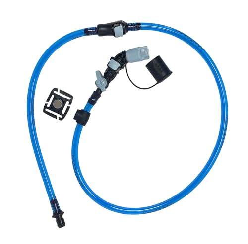 Replacement Drink Tube Replacement Set wih VYPR Bite Valve. Universally Compatible with Most Hydration Packs/Reservoirs/Bladders. 1/4