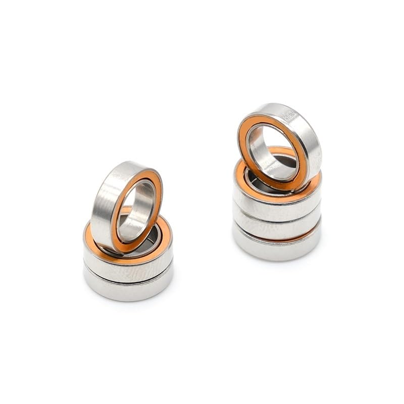 10Pcs 7X11X3 SMR117-2RS Stainless Steel Ceramic Bearing 440C Without Grease