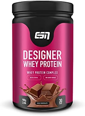 ESN Designer Whey Protein, Mleko Bananowe, 908g, Białko serwatki w proszku