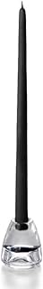 yummi Black Taper Candles -15 inch - 12 per Pack