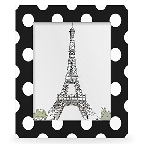 Cfpolar Polka Dot Black White 11X14 Picture Frame Wood Photo Display Without Mat Photo Frames For For Table Top Or Wall Decor #TOP6