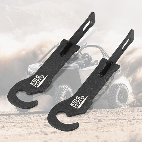 KEMIMOTO 4.5Door Latches Compatible with 2020-2026 RZR PRO XP/4 and General Turbo R 2PC Anti-Rust Easy-to-Install Latches with Vent Extender for Increased Air Circulation