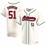 Custom Mens/Women/Youth Arizona White Randy Johnson Baseball Stitched T-Shirt for Sports Fan