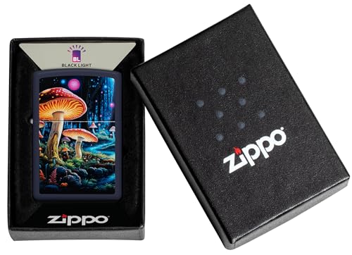 Encendedor de bolsillo Zippo Navy Negro Mate miniatura 6