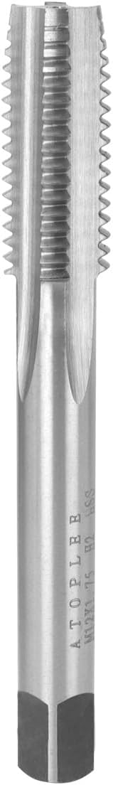 ATOPLEE Metric Thread Tap,M12 HSS 6542 Right Hand Thread Tap (M12x1.75)