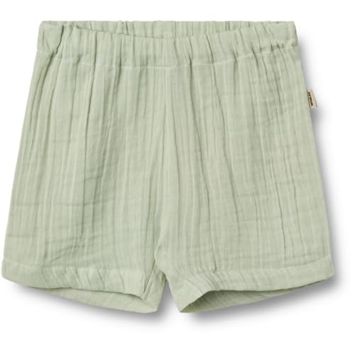 Short Luca Wheat enfant basique unisexe en coton certifié Gots