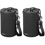 ハクバ HAKUBA 交換レンズケース スリムフィット02 レンズポーチ 110-180 ブラック KLP-S02-1118 (× 2)