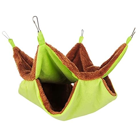 Pet Cage Hammock,Bunkbed Hanging Hammock,Warm Hammock for Small Animal Hideout for Sugar Glider Ferret Squirrel Cover