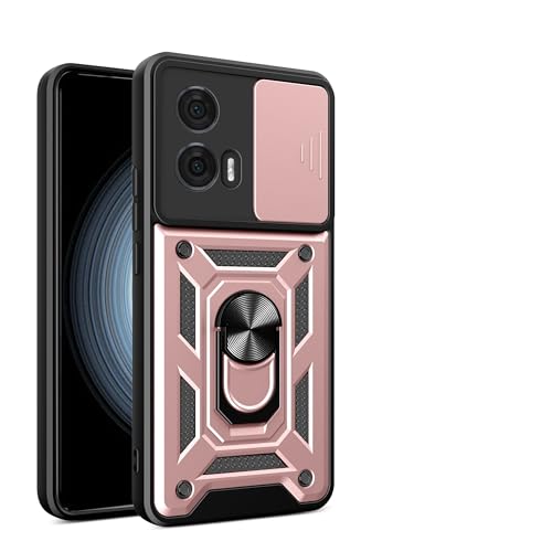 Housse d'objectif pour Motorola Moto G85 5G idéale pour protéger votre mobile en voyage rose