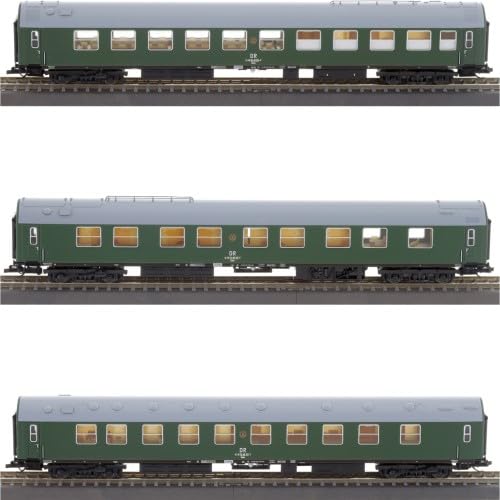 Tillig 01003 3er Set Salonwagenzug 4, DR, Ep. IV