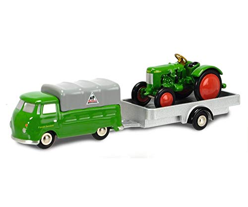 Simba Dickie 450563400 Piccolo VW T1 mit Anhänger