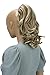 Produktbild PRETTYSHOP 30cm Haarteil Zopf Pferdeschwanz Haarverlängerung Voluminös Gewellt Dunkelblond Mix H94