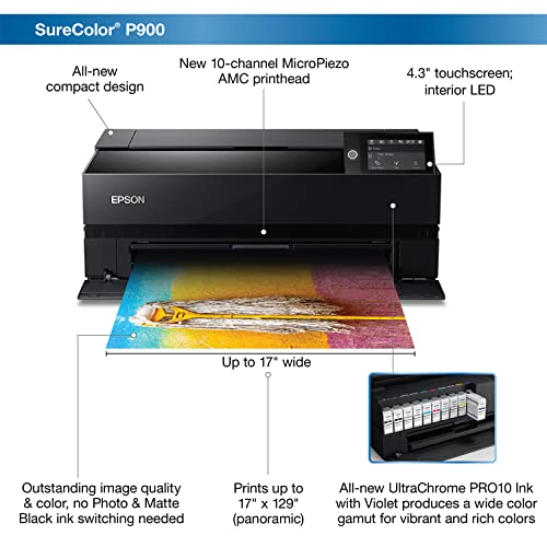 Image of Epson SureColor P900 17-Inch Photo Printer (Renewed)