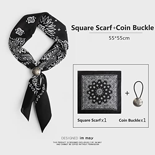 Etachi Men Square Scarf And Scarf Ring thumb #2