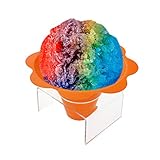 SourceOne Shaved Ice Flower Cup Holder display stand clear
