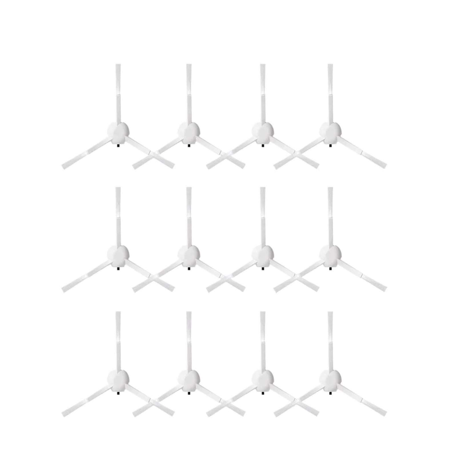 GENTERUN Side Brush,Compatible For Xiaomi,Robot Vacuum S10 + S20 + X10 + X20 + Plus B108CN B101CN C102CN B116 1C STYTJ01ZHM Parts(12PCS)