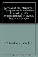 Membrane Transport and Metabolism B000QV4AV8 Book Cover