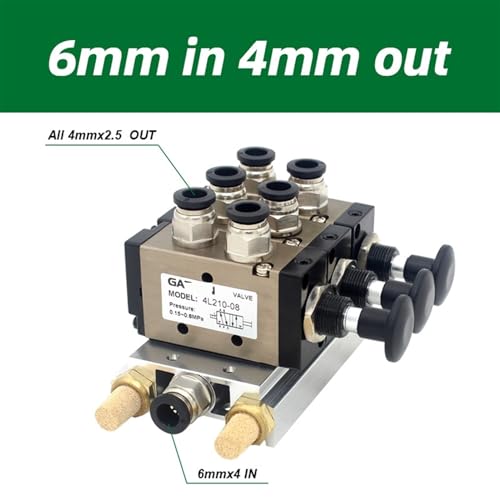 Collecteur combiné pneumatique 5 stations pour centraliser et purger vos circuits d'air - 3