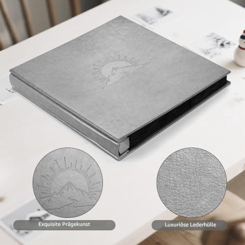 DazSpirit Fotoalbum 10x15 600 Fotos, Einsteckalbum mit Kunstleder – Ansicht 2